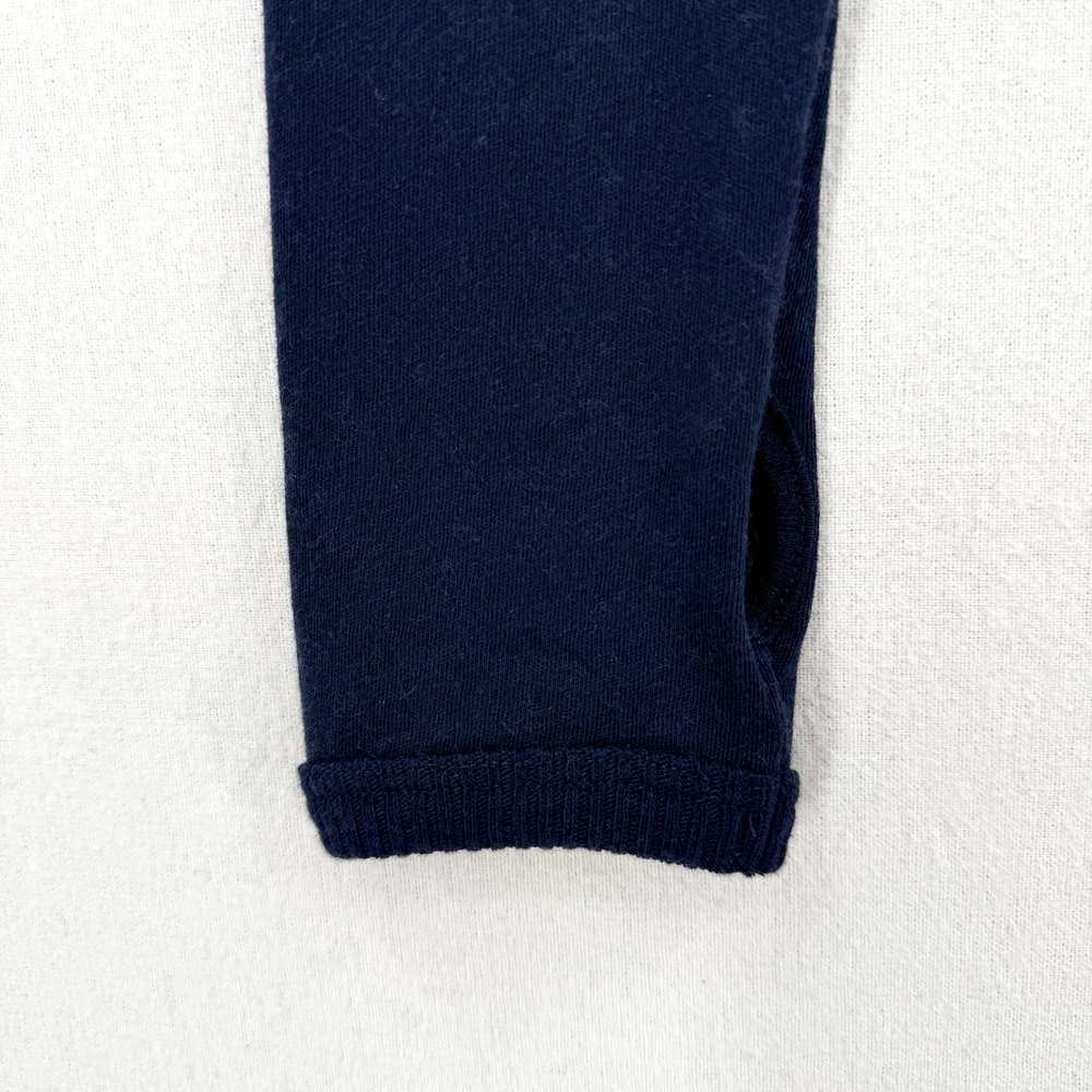ENZA COSTA Cashmere New Classic V Neck Top Women Small Navy Long Sleeve Jersey - Picture 12 of 13